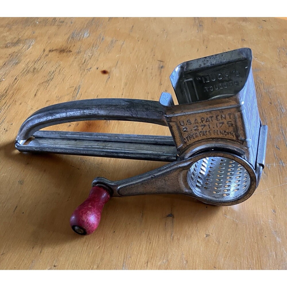 Vintage 1950’s Mouli Cheese & Herb Grater Made In France MCM Kitchenware